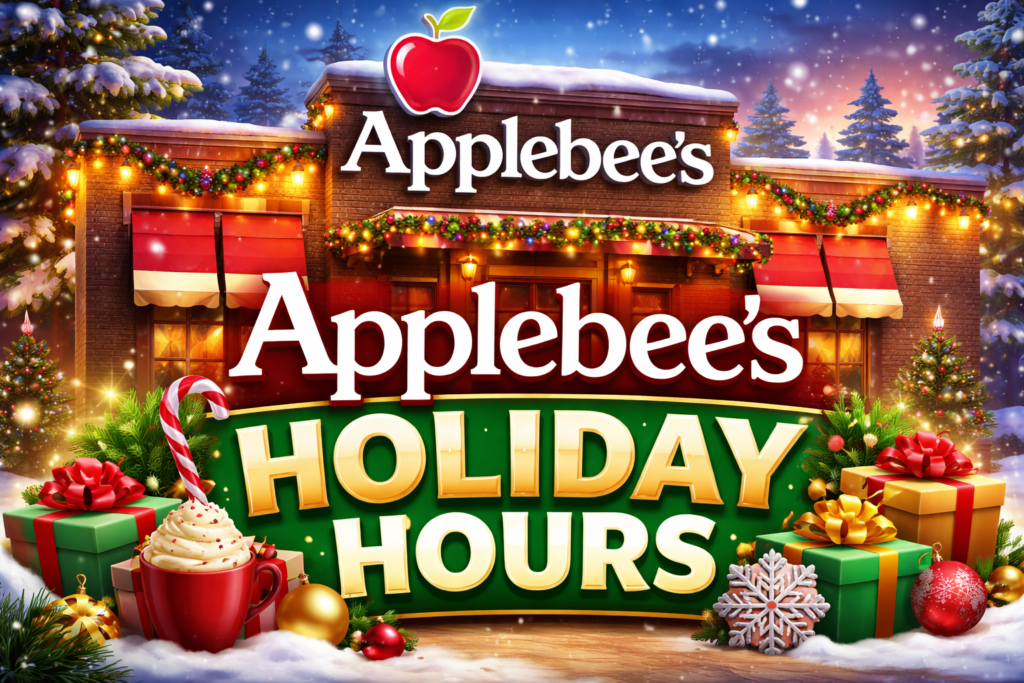 Applebee’s Holiday Hours 2026