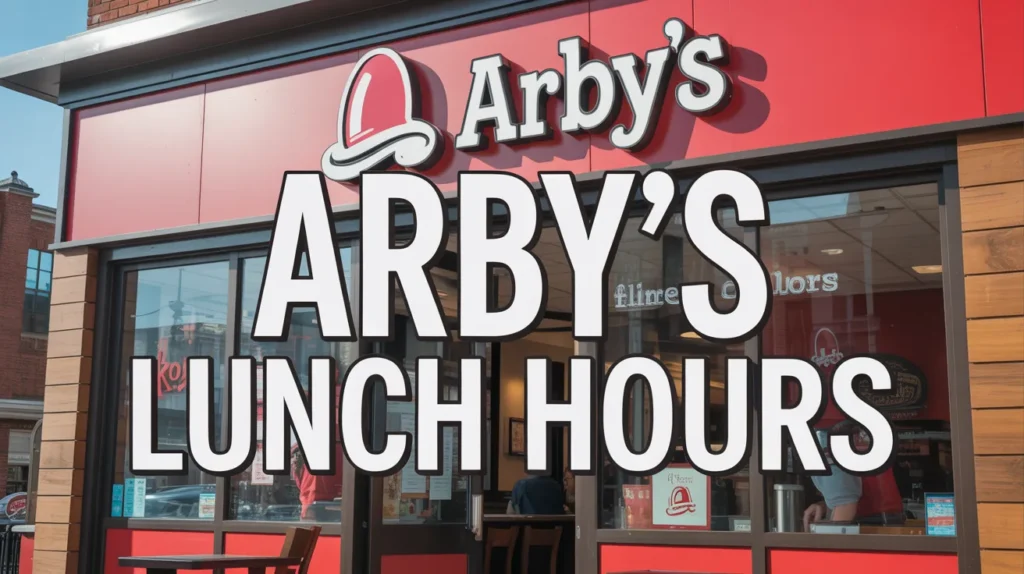 Arby’s Lunch Hours 2026
