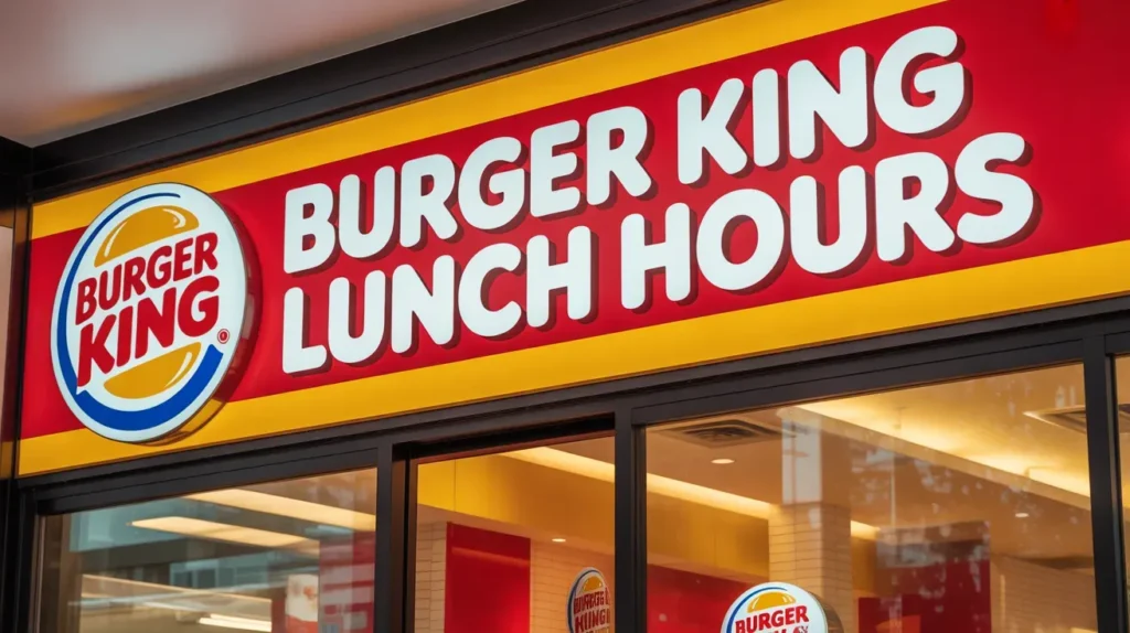 What Time Does Burger King Start Serving Lunch?