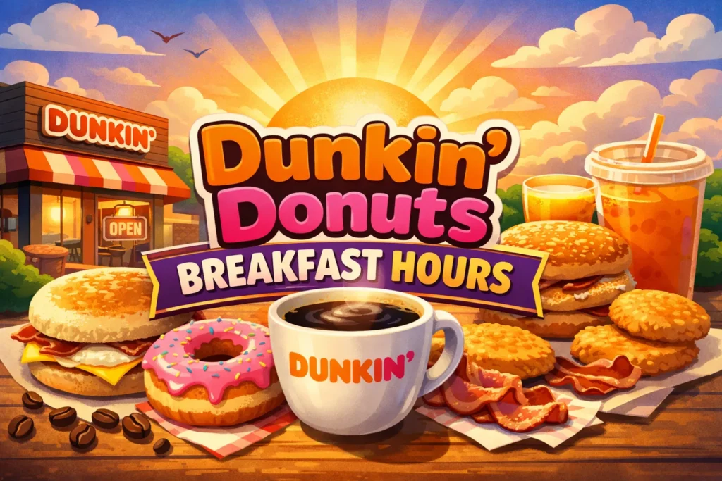 Dunkin Donuts Breakfast Hours 2026
