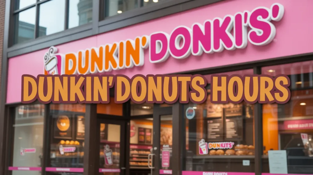 Dunkin Donuts Hours 2026