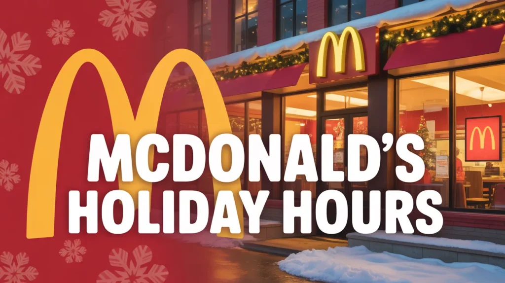 McDonald’s Holiday Hours 2026 USA
