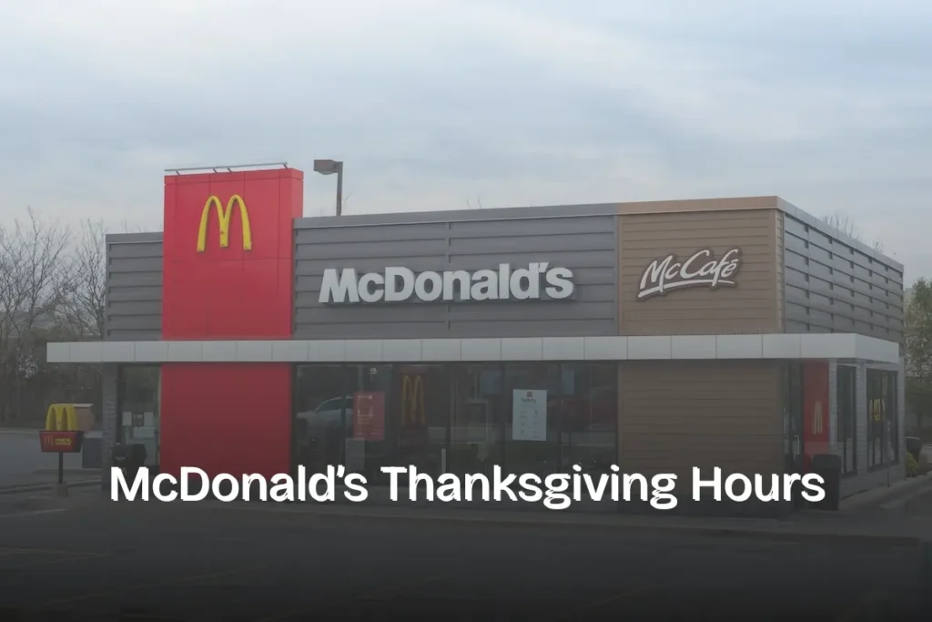 McDonald’s Thanksgiving Hours 2026