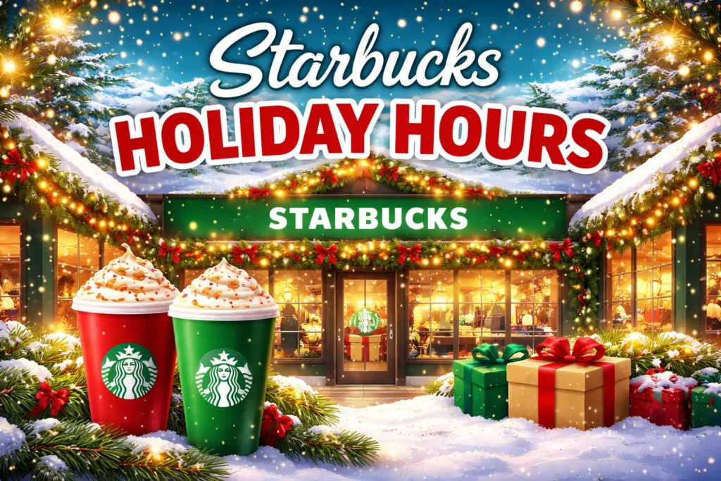 Starbucks Holiday Hours 2026