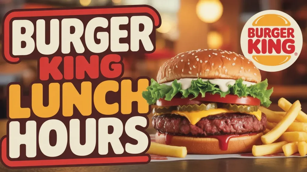 Burger King Lunch Hours Today