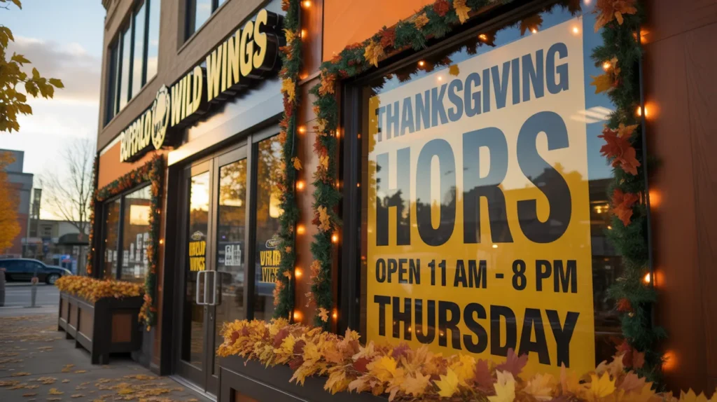 Buffalo Thanksgiving hours 2026