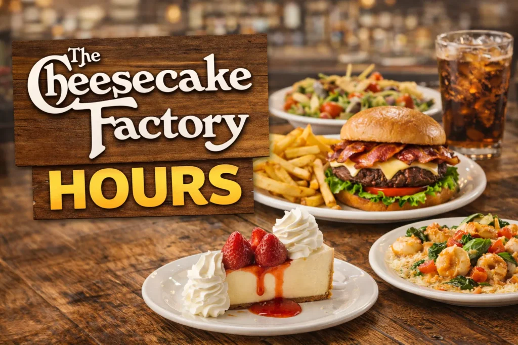 Cheesecake Factory Hours 2026