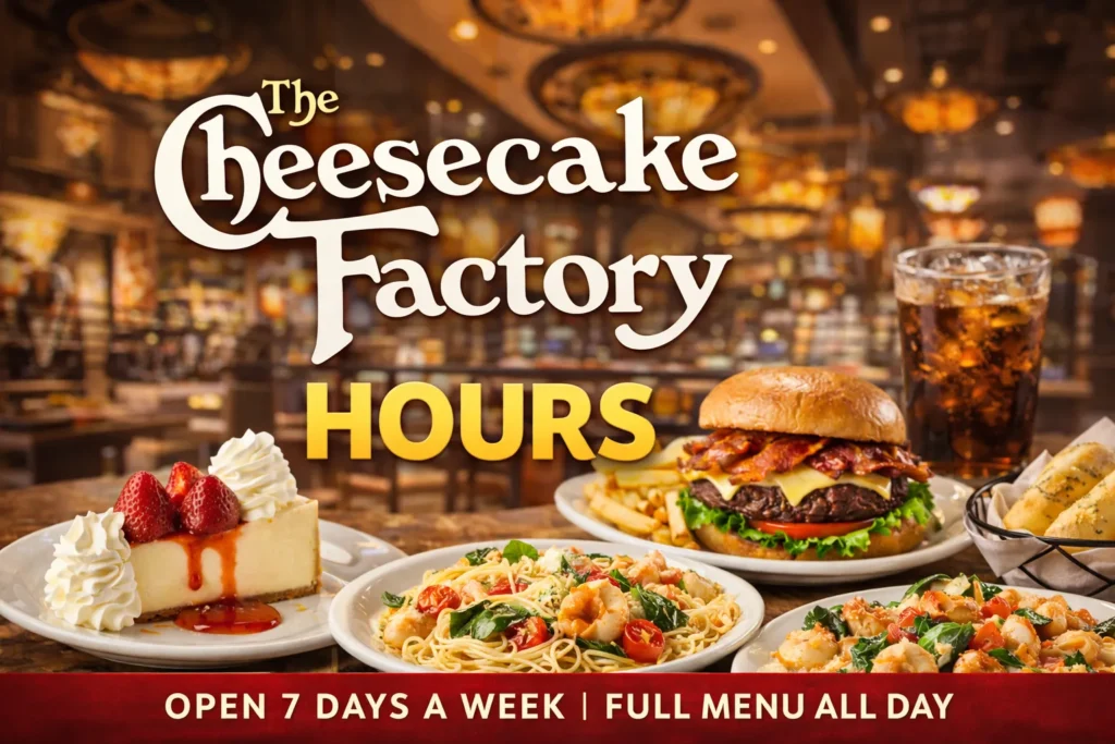 Cheesecake Factory Hours