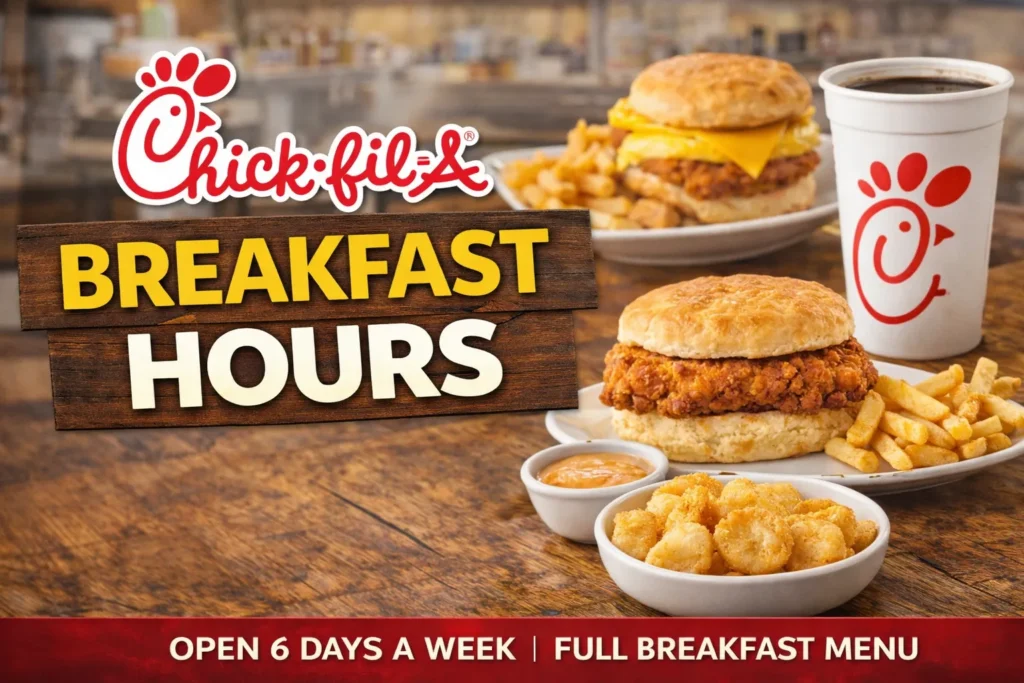 Chick-fil-A Breakfast Hours 2026