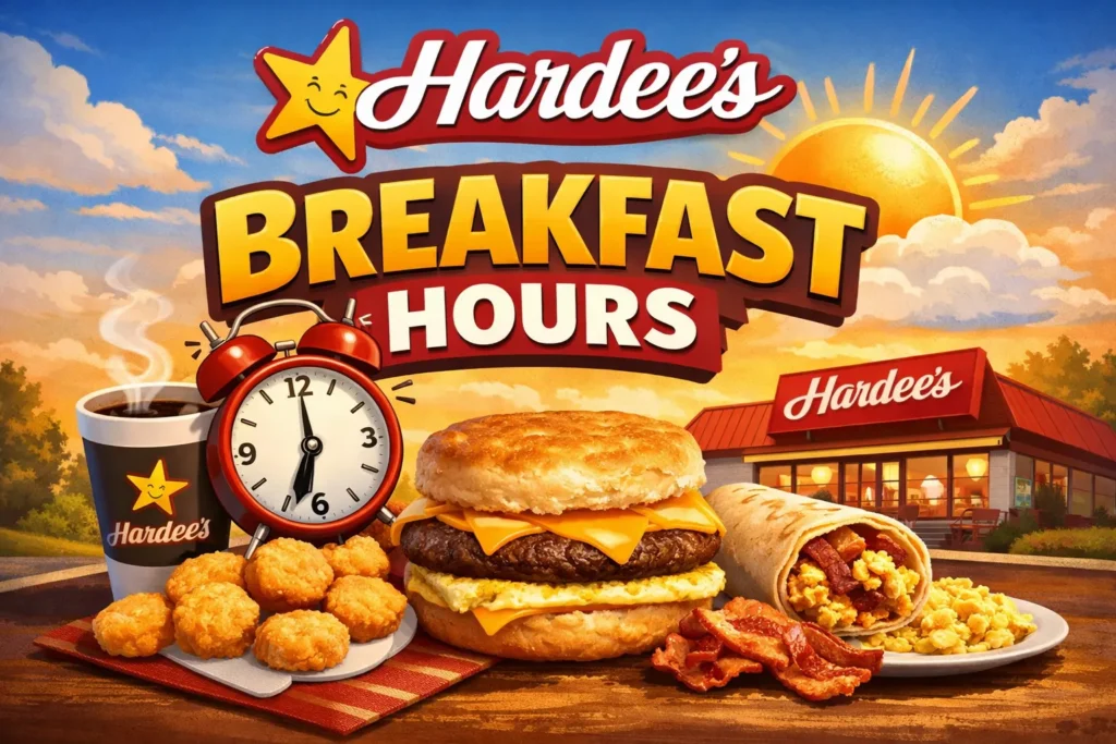 Hardee’s Breakfast Hours 2026