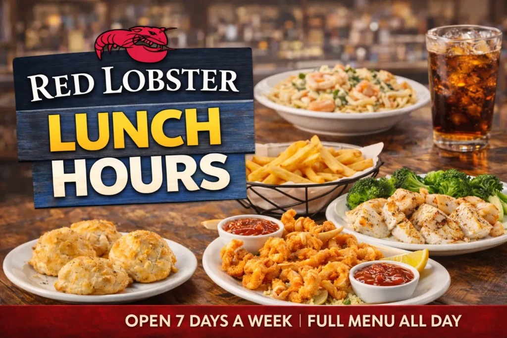 Red Lobster Lunch Hours 2026