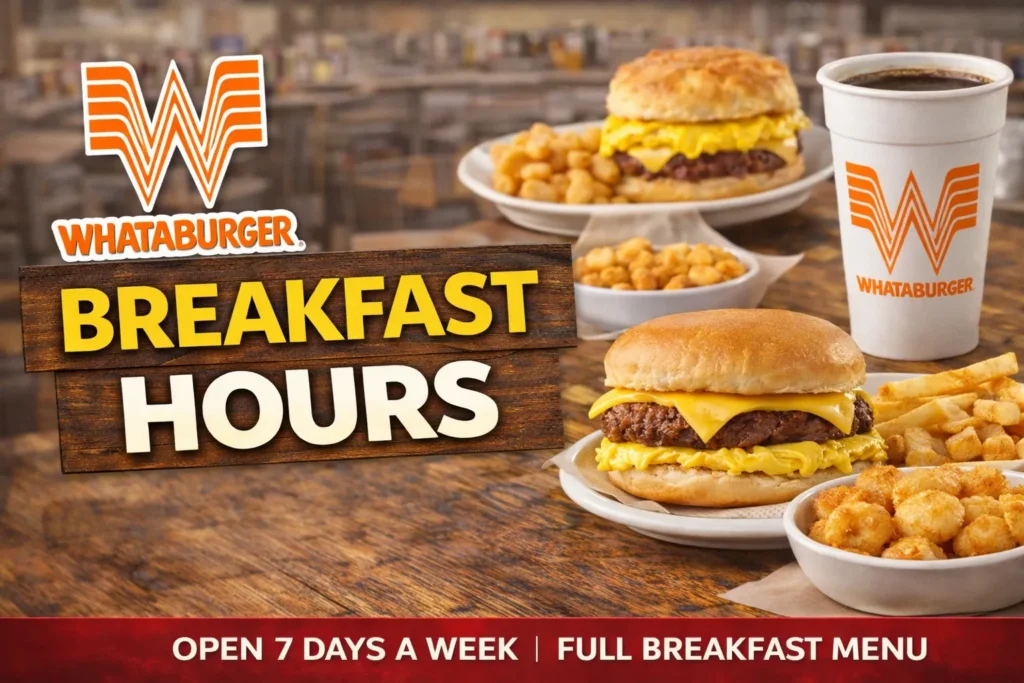 Whataburger Breakfast Hours