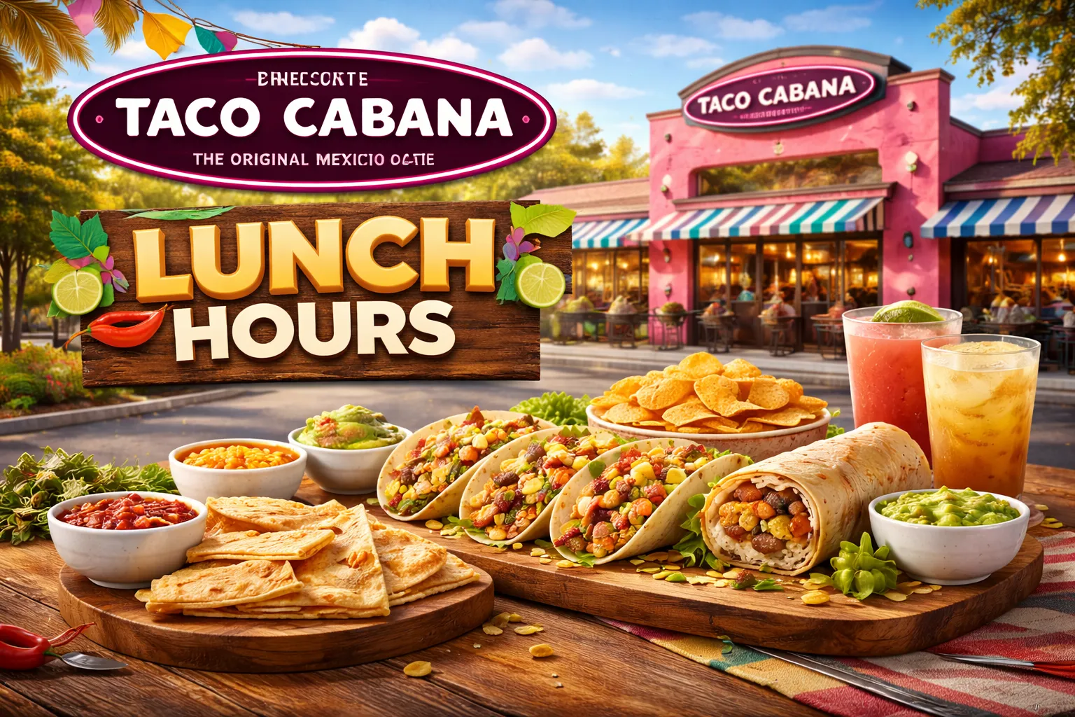 Taco Cabana Lunch Hours 2026