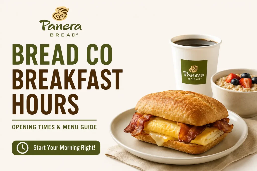 Bread Co Breakfast Hours